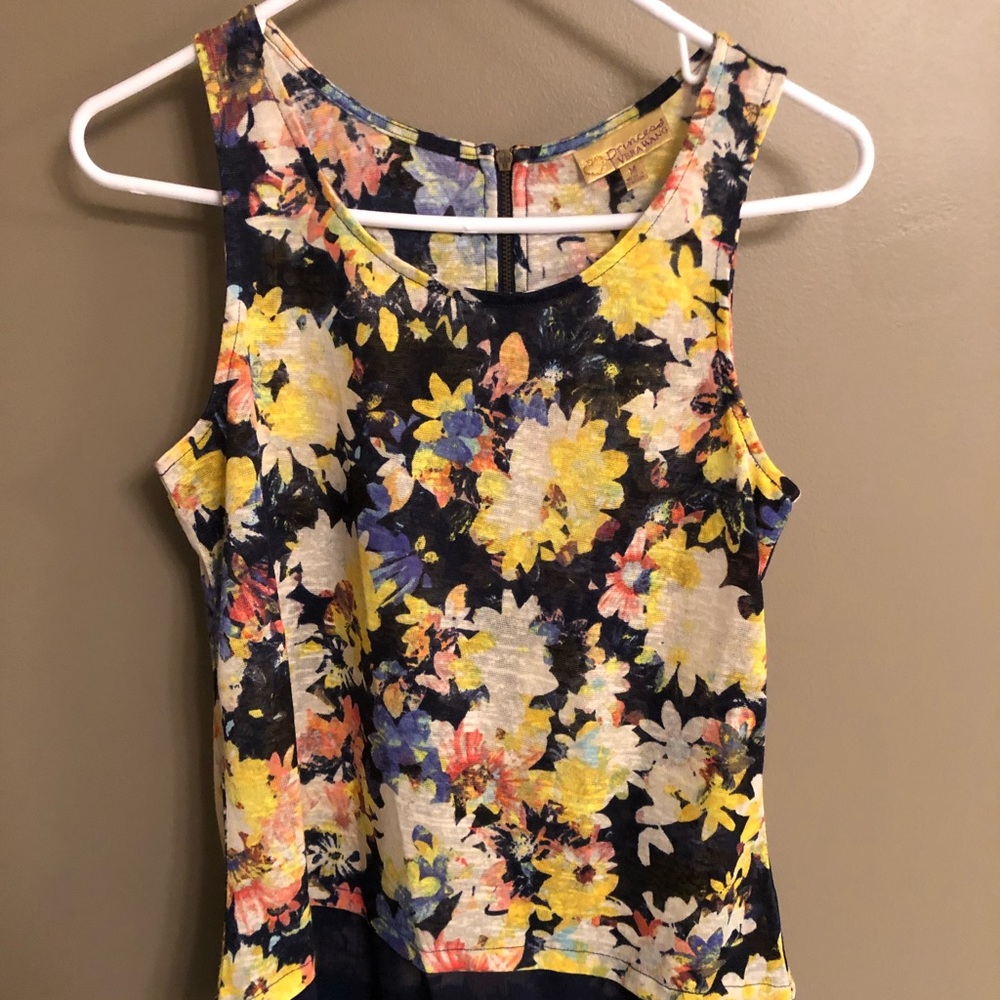 floral tank top